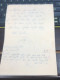 Soth Vietnam Letter-sent Mr Ngo Dinh Nhu -year-10-11-1953 No-402- 2pcs Paper Very Rare - Historical Documents