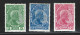 Liechtenstein Stamps | Prince Johan II | Perf 12 1/12 X 13 | #1-3 MH - Neufs