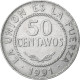 Bolivie, 50 Centavos, 1991, Acier Inoxydable, SUP, KM:204 - Bolivie