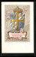 Lithographie Wappen Des Königsreichs Schweden  - Genealogía