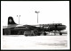 Fotografie Flugzeug Douglas DC-6, Frachtflugzeug Balair Cargo, Kennung HB-ILD, VW Bulli T2  - Luftfahrt