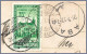 LUXEMBOURG TÉLÉGRAPHES - 1937 To BELGIAN CONGO - 35c FIP Congress Sole Use On Postcard - Briefe U. Dokumente