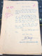 Soth Vietnam Letter-sent Mr Ngo Dinh Nhu -year16/5 /1953 No-183- 1 Pcs Paper Very Rare - Historische Dokumente