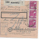 Paketkarte Braunschweig Nach Pullach, Zustellgebühr 30, MeF 1948 - Storia Postale