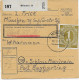 Paketkarte München, Wert, Nach Schloss Maxlrain 1947, EF - Covers & Documents