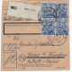 Paketkarte Saal/Saale Nach Haar Bei München, Anstalt-Casino, 1948, MeF - Briefe U. Dokumente