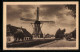 AK Wesselburen, Unteres Ende Der Südenstrasse Mit Windmühle  - Windmills
