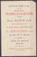 Carte Publicitaire Imprimé "G.Massin, Importateur Cigares De La Havane" Affr. N°43 Càd BRUXELLES /4 AVRIL 1885 Pour GAND - 1869-1888 León Acostado