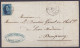L. Affr. N°15 Distr. 47 Càd RANCE /21 NOV. 1865 Pour DAMPREMY (au Dos: Càd Arrivée CHARLEROY) - 1863-1864 Medaglioni (13/16)
