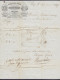 L. "Société De St-Léonard" Càd LIEGE /27 JANV 1845 Pour CHAUDFONTAINE - [SR] - Griffe "APRES LE DEPART" - Port "2" (au D - 1830-1849 (Belgique Indépendante)