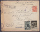 Bulgarie - Env. Recommandée Par Avion Affr. 19L Càd SOFIA /19.XI 1943 Pour PARIS - Bande Et Cachets Censure Allemande - Covers & Documents