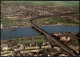 Ludwigshafen Luftbild Rhein Partie Bei Mannheim-Ludwigshafen 1970 - Ludwigshafen