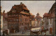Nürnberg Albrecht-Dürer-Haus, Litfaßsäule, Pferde-Fuhrwerk 1910 - Nuernberg