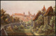 Ansichtskarte Nürnberg Spittlertor Partie, Künstlerkarte 1910 - Nuernberg