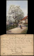 Ansichtskarte  Stimmungsbild: Frühling Baumblüte Kinder Dorfpartie 1914 - Autres & Non Classés