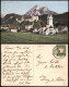 Ansichtskarte Füssen Panorama-Ansicht Mit Burg Und Prot. Kirche 1910 - Füssen