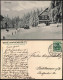 Ansichtskarte Friedrichroda Spiessberg-Hotel Im Winter Rehe 1909 - Friedrichroda
