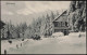 Ansichtskarte Friedrichroda Spiessberg-Hotel Im Winter Rehe 1909 - Friedrichroda