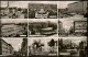 Ansichtskarte Karlsruhe Mehrbildkarte Mit 9 Orts-, Stadtteilansichten 1968 - Karlsruhe