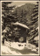 Ansichtskarte  Schnee/Eis Stimmungsbild, Berg Hütte Berglandschaft 1960 - Unclassified