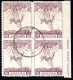 3050.1913, 1912 CAMPAIGN 1 DR. USED BLOCK OF 4, HELLAS 350 - Usati