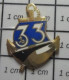 3617 Pin's Pins / Beau Et Rare / MILITARIA / PUCELLE INSIGNE 33e RIMA REGIMENT INFANTERIE DE MARINE - Militares