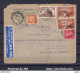 FRANCE LETTRE PAR AVION POUR BOGOTA AFF 46.05Fr DONT PONT DU GARD DU 05/06/1935 - Covers & Documents