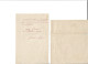 2 Courriers ½ Format 1919 / 88 JERUSALEM / Aubert Nestor Pour FERISSE / Pb Remboursement, Réservation Chien - 1900 – 1949
