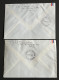 FRANCE 21 Janvier 1976 - 2 Enveloppes Premier Vol PARIS RIO Sur Le Concorde Air France - Covers & Documents