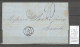 France -Lettre Du Paquebot De La Méditerranée  ALEXANDRE -   Smyrne - 1854 - - Posta Marittima