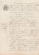 VP 1 FEUILLE - 1868 - MONTLUEL - ST CROIX - Manuscritos