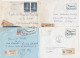 36985# LOT 22 LETTRES FRANCHISE PARTIELLE RECOMMANDE Obl GUENANGE MOSELLE 1967 1968 Pour METZ 57 - Covers & Documents