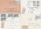 36993# LOT 29 LETTRES FRANCHISE PARTIELLE RECOMMANDE Obl HETTANGE GRANDE MOSELLE 1967 1968 Pour METZ 57 - Covers & Documents