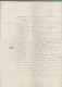 VP 4 FEUILLES - 1884 - VENTE - BOURG - BAGE LE CHATEL - VICOMTE DE BALORE A CRONAT - ST DENIS - COMTE CHARLES DE COSSART - Manuskripte