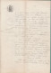 VP 4 FEUILLES - 1884 - VENTE - BOURG - BAGE LE CHATEL - VICOMTE DE BALORE A CRONAT - ST DENIS - COMTE CHARLES DE COSSART - Manuscripten