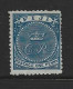 Fiji 1868 1d Blue Crown & CR Mint Part OG - Fiji (...-1970)