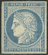 * No 4, Bleu, Jolie Pièce. - TB. - R - 1849-1850 Ceres