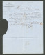 Piquage De Lyon. No 14A Obl Ambulant  "LP 2° Sur Lettre De Lyon Mars 57 Pour Clairvaux. - TB. - RR - 1853-1860 Napoléon III.