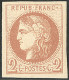 * No 40B, Brun-rouge, Très Frais. - TB - 1870 Emisión De Bordeaux