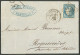 BORDEAUX.Lettre.  Faux De Marseille. No 46B Obl Gc 2240 Sur Lettre Non Taxée De Marseille Déc 70 Pour Roquevaire, Superb - 1870 Emission De Bordeaux