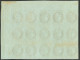 **  Bloc Report De 15 Ex. Chiffre En Marge. No 39B, Bloc De Quinze Cdf Avec Chiffre "1" Sur Le Bdf, Très Jolie Pièce. -  - 1870 Uitgave Van Bordeaux