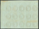 **  Bloc Report De 15 Ex. Chiffre En Marge. No 39B, Bloc De Quinze Cdf Avec Chiffre "1" Sur Le Bdf, Très Jolie Pièce. -  - 1870 Emission De Bordeaux