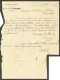 No 36 Paire  Dont Un Ex Coupé En Diagonale, Obl Cad Fourmies 6 Oct 71 Sur Lettre Locale Pour Wignehies, Dentelure Légère - 1870 Belagerung Von Paris