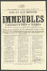 No 38 Coupé En Diagonale, Obl Fiscale Sur Affiche De Vente Immobilière Juin 71, Superbe. - RRR - 1870 Asedio De Paris