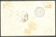 No 48 Coupé Verticalement, Grand Bdf (fente), Obl Gc 379 Sur Enveloppe De Beaulieu Sur Menoire Janv 71 Pour Moulins, Jol - 1870 Emission De Bordeaux