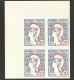 **  Non Dentelé. No 1282b, Bloc De Quatre Cdf. - TB - Other & Unclassified