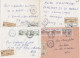 37003# LOT 19 LETTRES FRANCHISE PARTIELLE RECOMMANDE Obl KNUTANGE MOSELLE 1967 1968 Pour METZ 57 - Cartas & Documentos