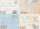 37004# LOT 32 LETTRES FRANCHISE PARTIELLE RECOMMANDE Obl KNUTANGE KONACKER MOSELLE 1967 1968 Pour METZ 57 - Cartas & Documentos