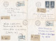 37005# LOT 14 LETTRES FRANCHISE PARTIELLE RECOMMANDE Obl KNUTANGE NILVANGE ANNEXE 1  KONACKER MOSELLE 1967 1968 METZ 57 - Covers & Documents