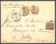 Lettre Cad "*Vinh*/Annam" Déc 1910 Sur Chine 29 + 35(2), Sur Enveloppe Chargée Pour Rodez. - TB - Autres & Non Classés